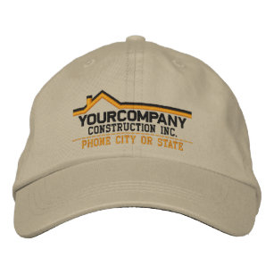 Casquette Brodée Custom Personalized for Your Construction Business