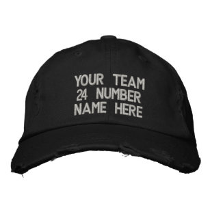 Casquette Brodée Custom Text Your Hat Embroidered Baseball Cap