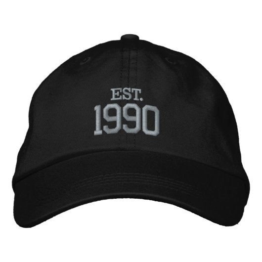 Casquette Brodée Custom Year / Date Commemorative (Devant)