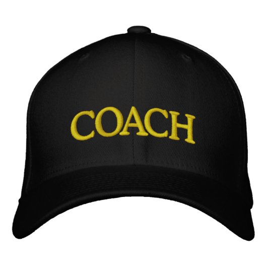 Casquette Brodée Customizable COACH (Devant)