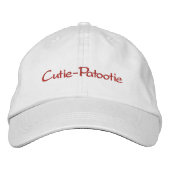 Casquette Brodée Cutie-Patootie (Devant)