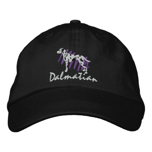 Casquette Brodée Dalmatien griffé (Devant)