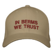 Casquette Brodée "Dans Berms, nous faisons confiance" (Devant)