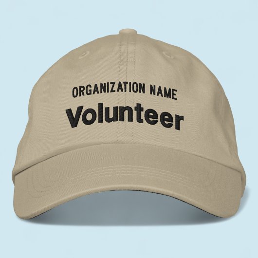 Casquette brodée de bénévole Alternative Apparel