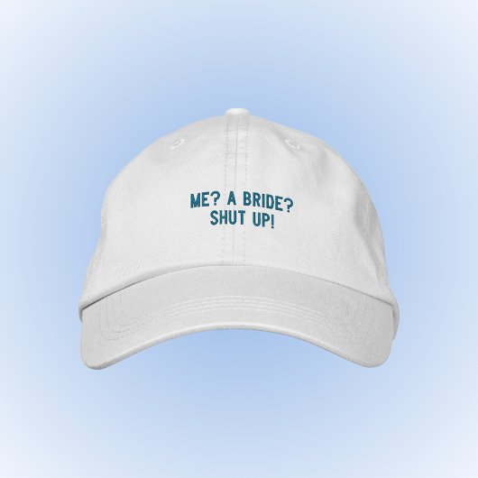 Casquette Brodée Début des années 2000 y2k Princess Funny Bride Cas