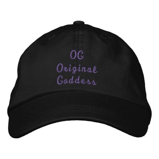 Casquette Brodée Déesse Originelle OG (Devant)