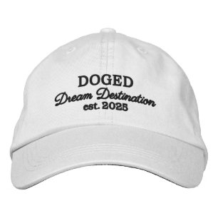 Casquette Brodée Destination de rêve DOGED - broder noir