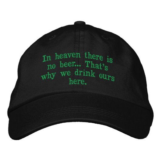 Casquette Brodée Dicton Irlandais (Devant)