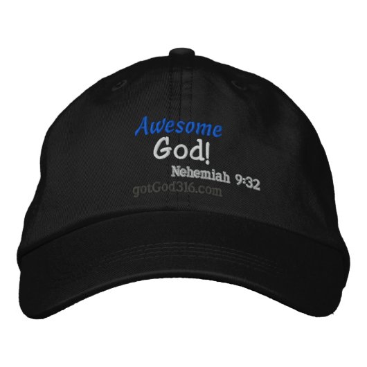 Casquette Brodée Dieu stupéfiant gotGod316.com Laine (Devant)