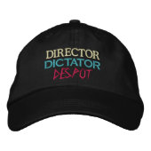 Casquette Brodée Directeur - Despot (Devant)