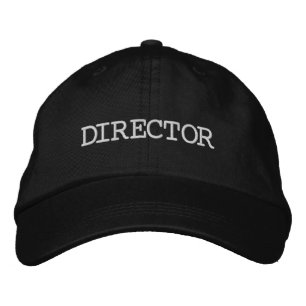 Casquette Brodée Directeur noir
