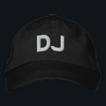 CASQUETTE BRODÉE DJ<br><div class="desc">Casquette DJ</div>