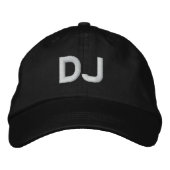 CASQUETTE BRODÉE DJ (Devant)