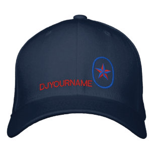 Casquette Brodée DJ Star Nom personnalisé Broderie