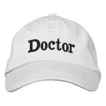 Doctor white baseball cap cotton casual 