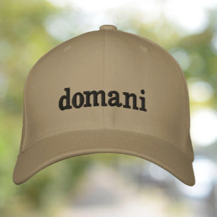 Casquette Brodée Domani (j'y reviendrai demain) Procrastinator