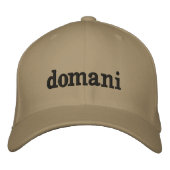 Casquette Brodée Domani (j'y reviendrai demain) Procrastinator (Devant)