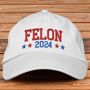 Casquette Brodée Donald Trump 2024 condamné Felon