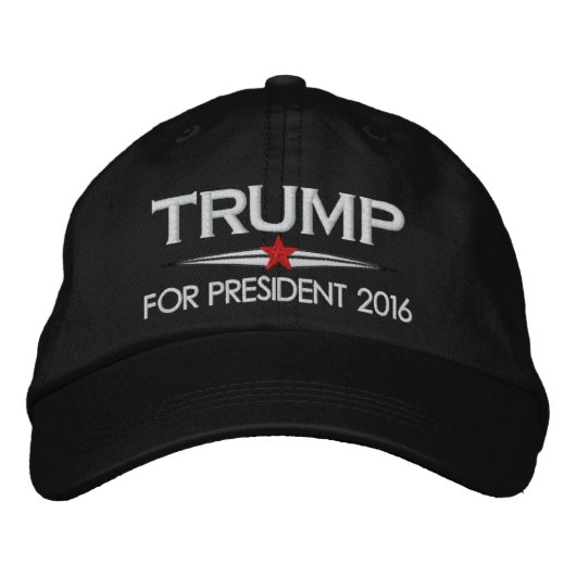 Casquette Brodée Donald Trump - Président 2016 2020 (Devant)