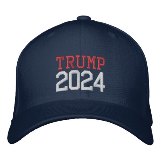 Casquette Brodée Donald Trump Président 2024 (Devant)