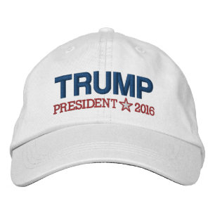 Casquette Brodée Donald Trump - Président PEUT CHANGER LA DATE