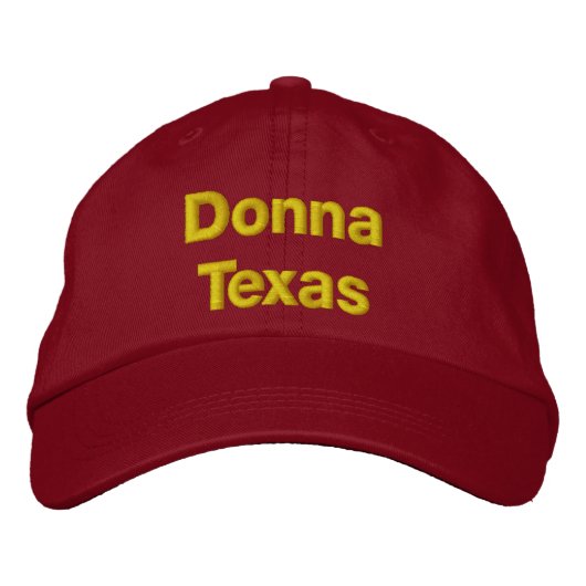 Casquette Brodée Donna Texas (Devant)