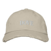 CASQUETTE BRODÉE DOVE (Devant)
