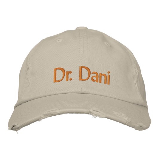 Casquette Brodée Dr Dani (Devant)