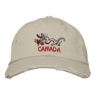 Casquette Brodée Dragon canadien avec Swag