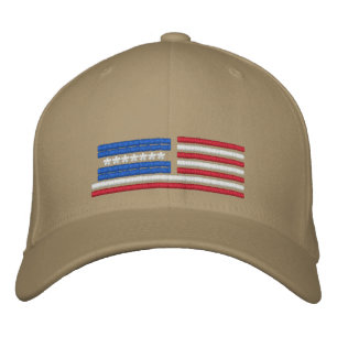 Casquette Brodée Drapeau américain stylisé