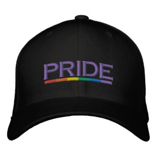 Casquette Brodée Drapeau arc-en-ciel de la fierté gay Cool et moder
