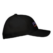 Casquette Brodée Drapeau arc-en-ciel de la fierté gay Cool et moder (Droite)
