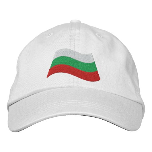 Casquette Brodée Drapeau bulgare (Devant)
