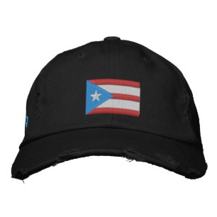 Casquette Brodée Drapeau de Boricua
