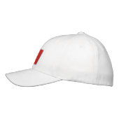 Casquette Brodée Drapeau de Hong Kong (Gauche)