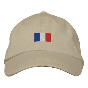 Casquette Brodée Drapeau de la France chapeau - Allez Les Bleus !