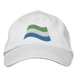 Casquette Brodée Drapeau de la Sierra Leone