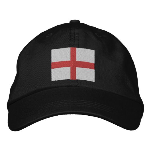 Casquette Brodée Drapeau de l'Angleterre Saint-Georges (Devant)