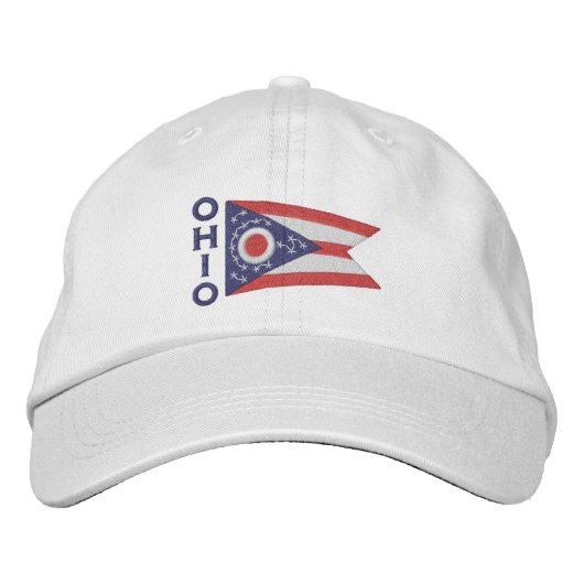 Casquette Brodée Drapeau de l'Ohio (Devant)