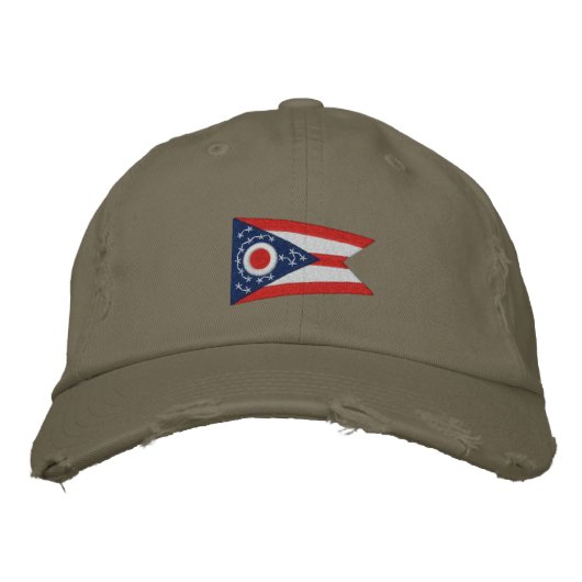 Casquette Brodée Drapeau de l'Ohio (Devant)
