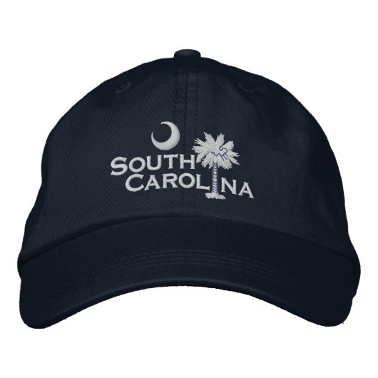 Casquette Brodée Drapeau d'État de Caroline du Sud (Devant)