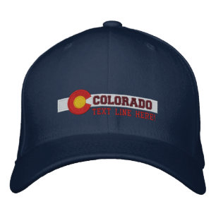 Casquette Brodée Drapeau d'état du Colorado personnalisé
