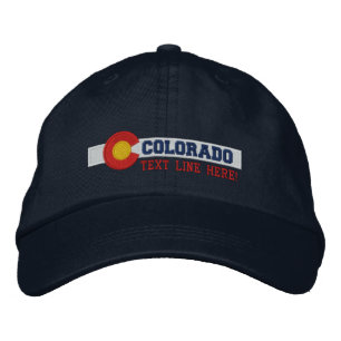 Casquette Brodée Drapeau d'état du Colorado personnalisé