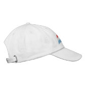 Casquette Brodée Drapeau du Luxembourg (Droite)