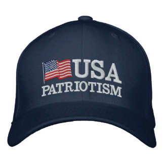 Casquette Brodée Drapeau du patriotisme américain B