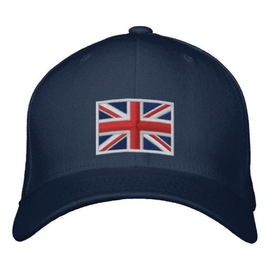 Casquette Brodée Drapeau du Royaume-Uni (Devant)