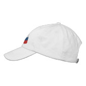 Casquette Brodée Drapeau russe (Gauche)