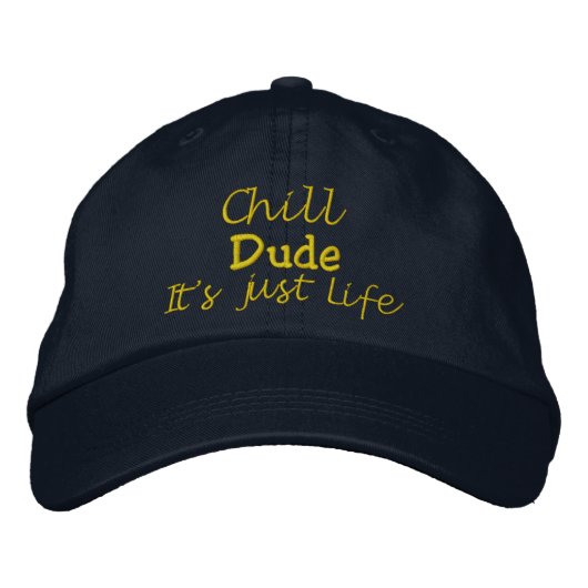 Casquette Brodée Drôle Amusant (Devant)