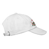Casquette Brodée Drôle Embrasse-moi maintenant grenouille (Droite)