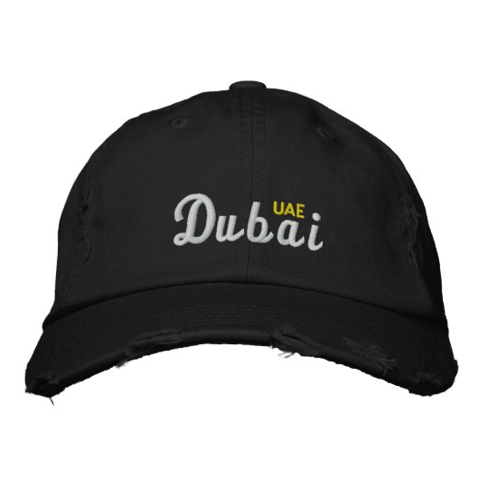 Casquette Brodée Dubaï EAU (Devant)